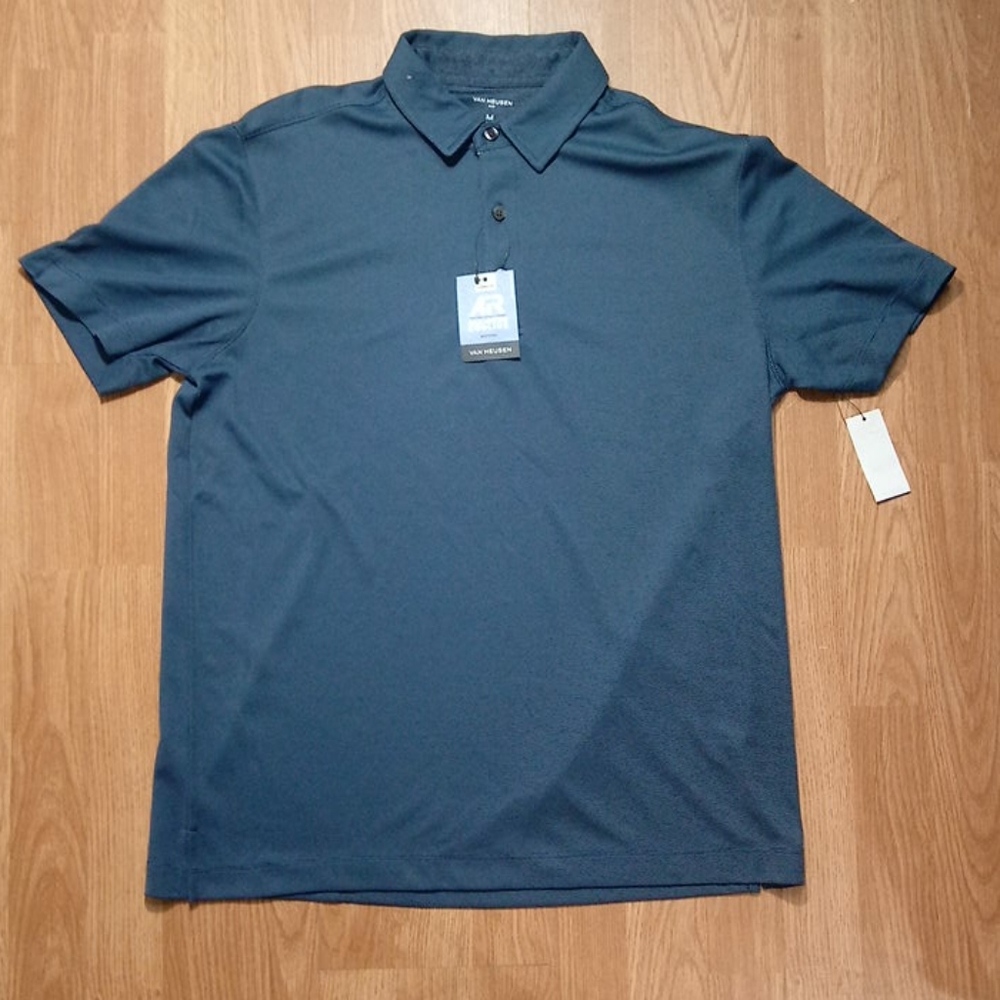 NWT Van Heusen Men’s Shirt – Navy Textured, M